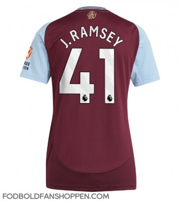 Aston Villa Jacob Ramsey #41 Hjemmebanetrøje Dame 2024-25 Kortærmet